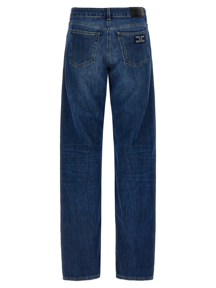 Elisabetta Franchi Palazzo Jeans - Blue | 4354f5b51c286fa7dc121bf7bc396f8fdd130502