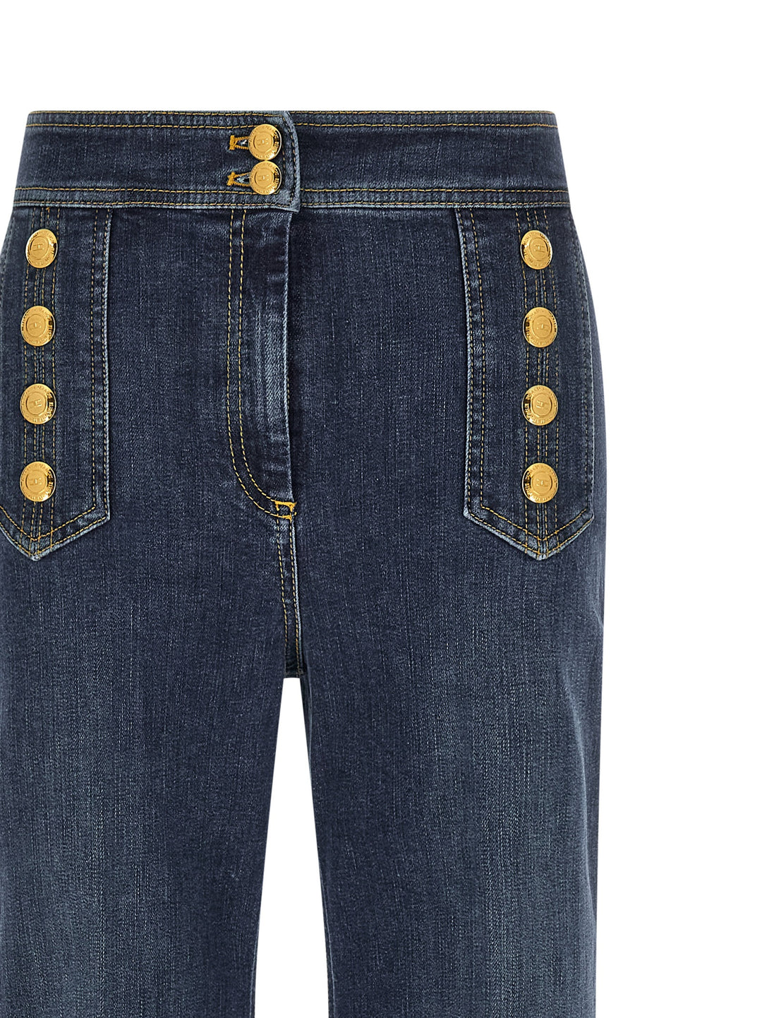 Elisabetta Franchi Palazzo Jeans - Blue | 02b36304229153d8c63a6eea28f34d639e90db58