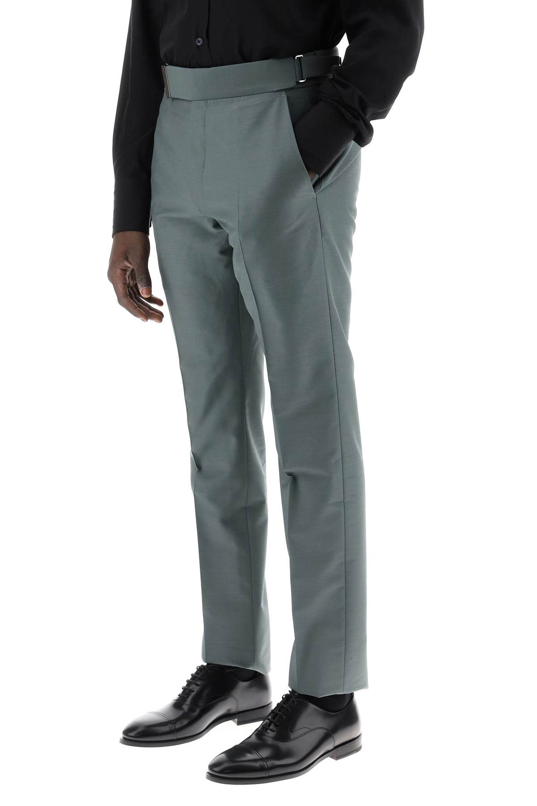 Pantaloni Sartoriali Atticus In Mikado