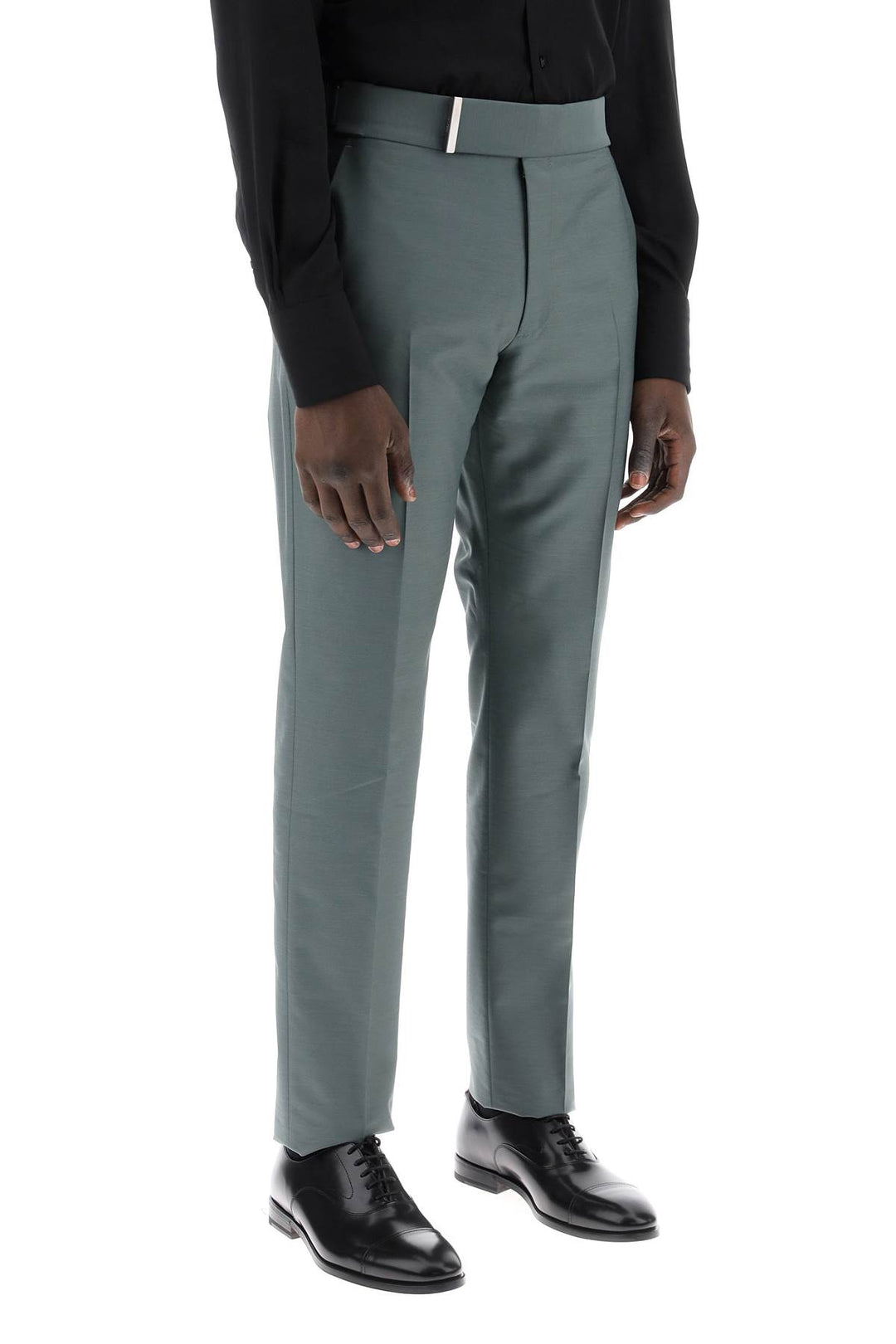 Pantaloni Sartoriali Atticus In Mikado