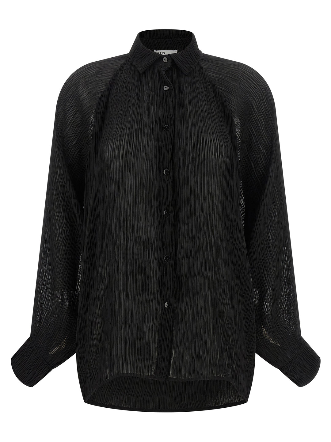 Allis Pleated Shirt Beachwear - Black | 81e5aa3b9fb081b43ba9aa11a207d5e935fe5973