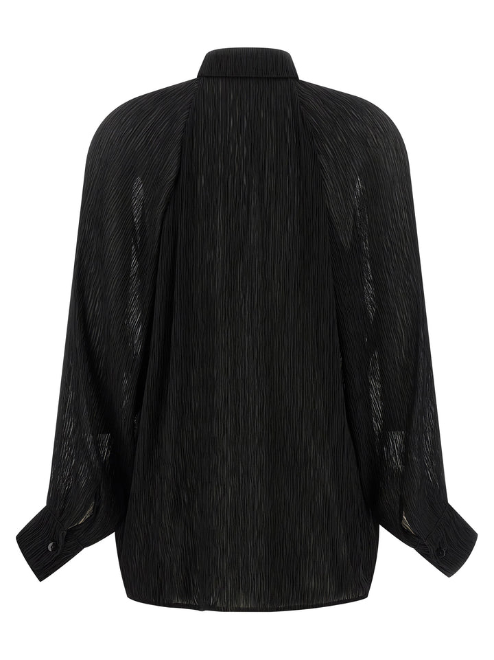 Allis Pleated Shirt Beachwear - Black | 89b00bad44bddf9172eadf53a6d1d24cf847359d