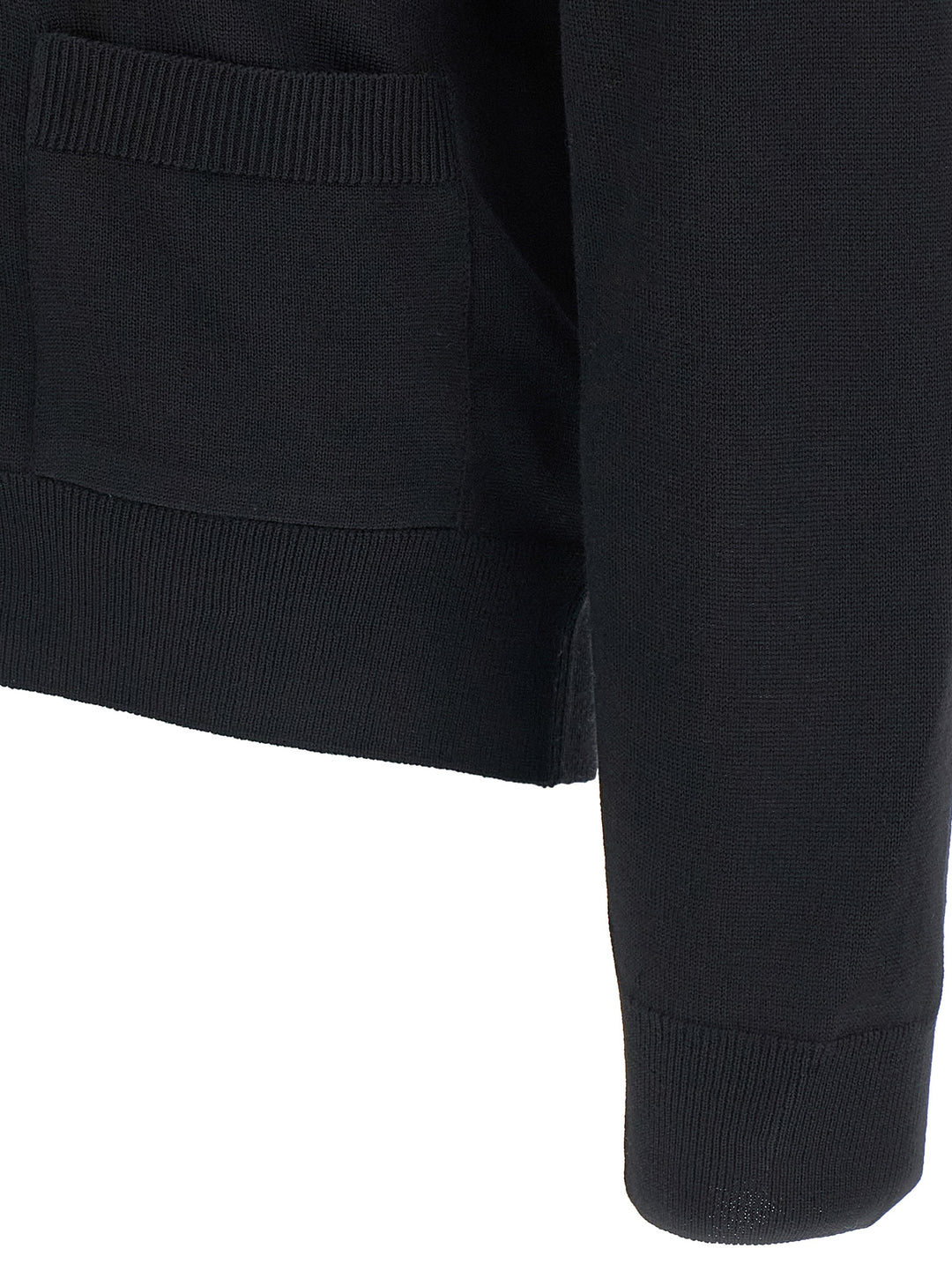 Maison Kitsune Fox Head Sweaters and Cardigans - Black | 5673612d49f7c42b9e07e7c904d09a177dae2d63