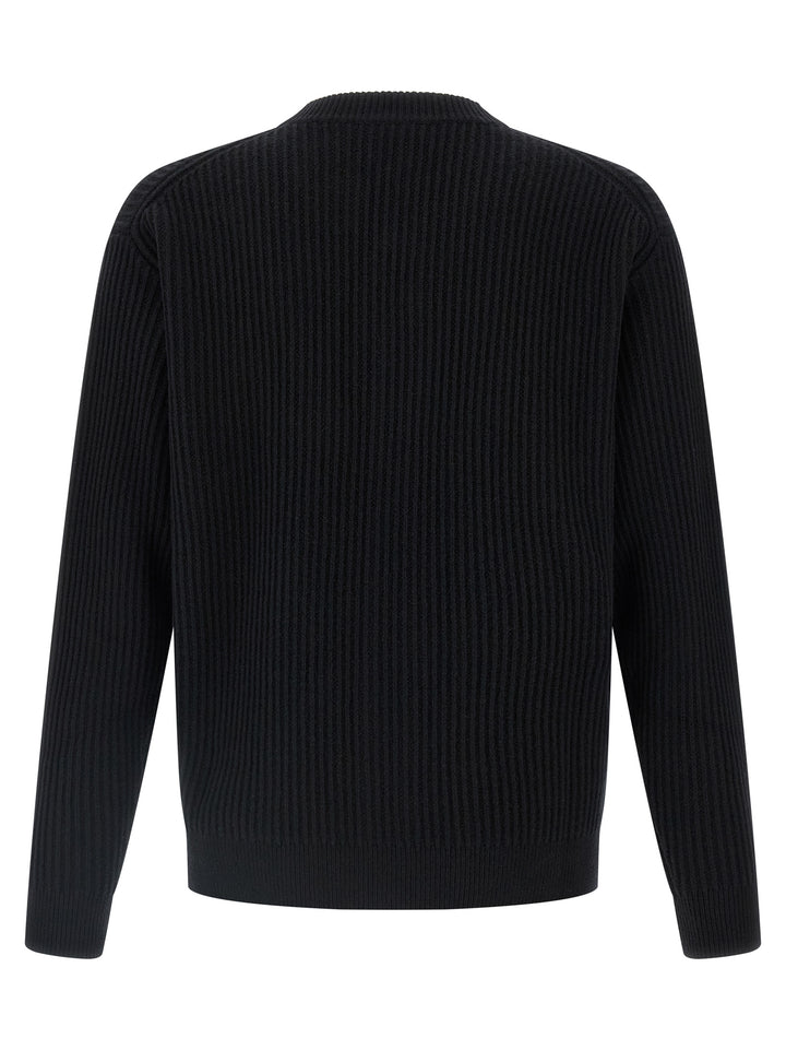 Maison Kitsune Fox Head Sweaters and Cardigans - Black | 2fd56a3f9f83c7321262e0f9d60459c60267ab78