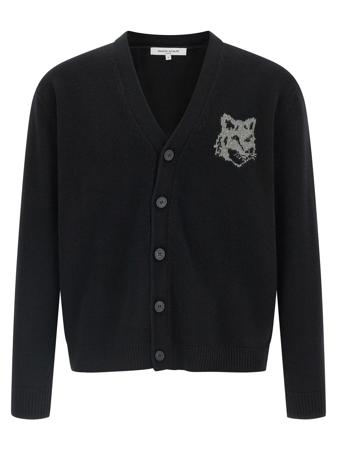 Maison Kitsune Fox Head Sweaters and Cardigans - Black | 9378d03356144d9bba7ec3c15954f0d7f806b0a7
