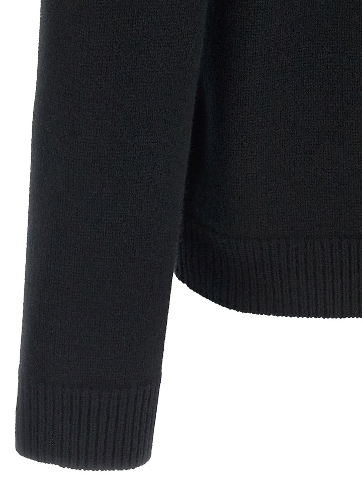 Maison Kitsune Fox Head Sweaters and Cardigans - Black | 30de3b41f3d3ba05168846c8518c77c938c5e270