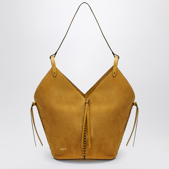 Tampa Bag In Saffron Suede Leather