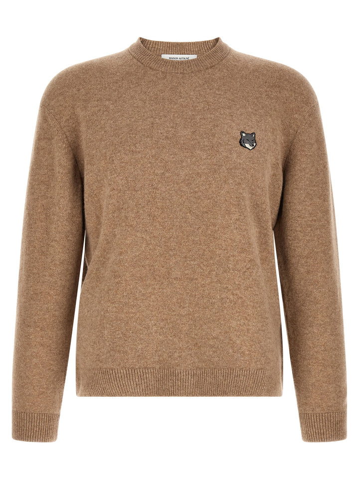 Maison Kitsune Fox Head Sweaters and Cardigans - Beige | 99c47caec8c4c0620e6b19f0a2971fb50a458779