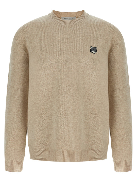 Fox Head Sweaters And Cardigans Beige