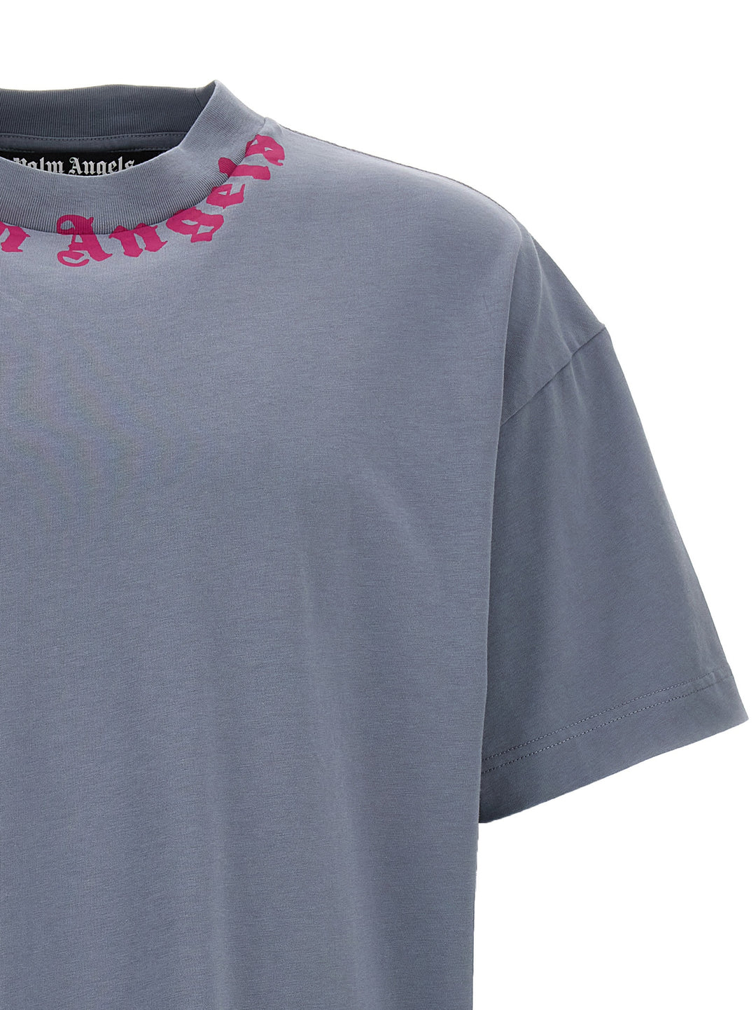 Neck Logo T-Shirt Gray