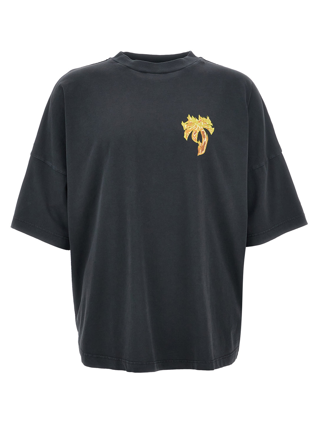 Burning Palm T-Shirt Black