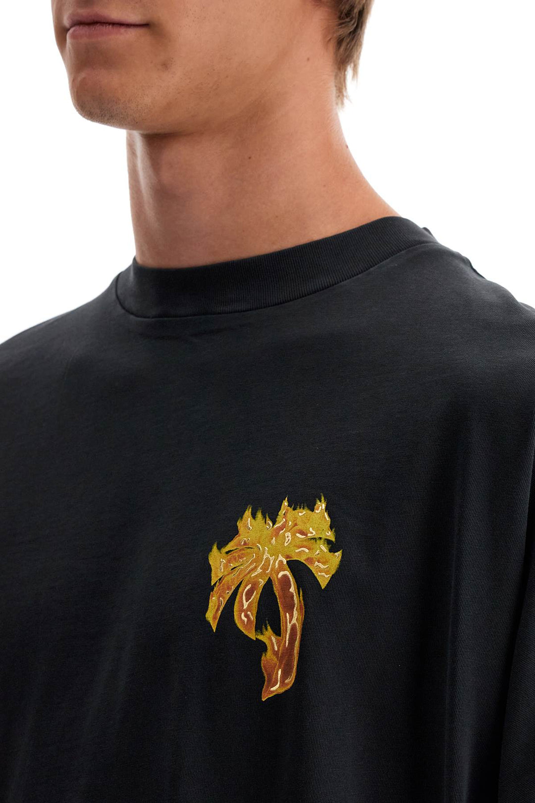 T Shirt Oversize Burning Palm