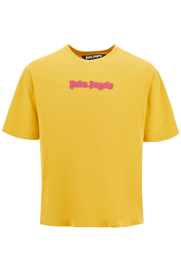 T Shirt Boxy Con Logo Neon