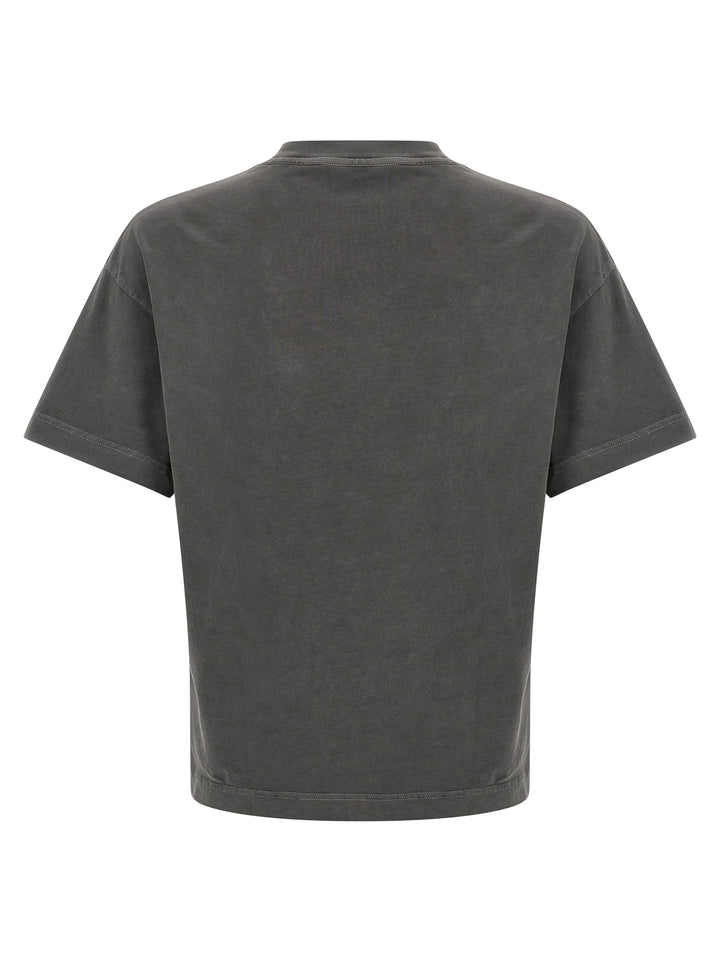 Palm Angels Logo Print T-shirt - Gray | ba04b60aaf0311d498853bdc27919d13413bf6d4