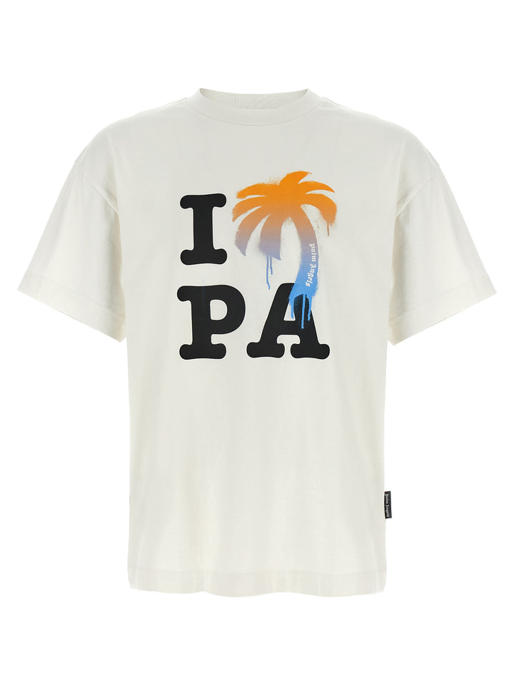 Palm Angels I Love Pa T-shirt - White | 9fd1b95f61029d790b35784b23888d9a965325df