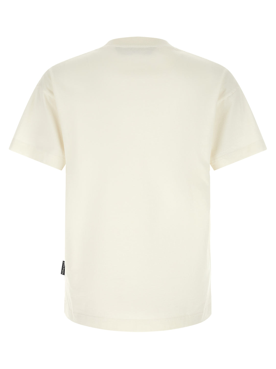 Palm Angels Neck Logo T-shirt - White/Black | f5ac4c63b4af2b9a14fe437661208eda1784cdb0