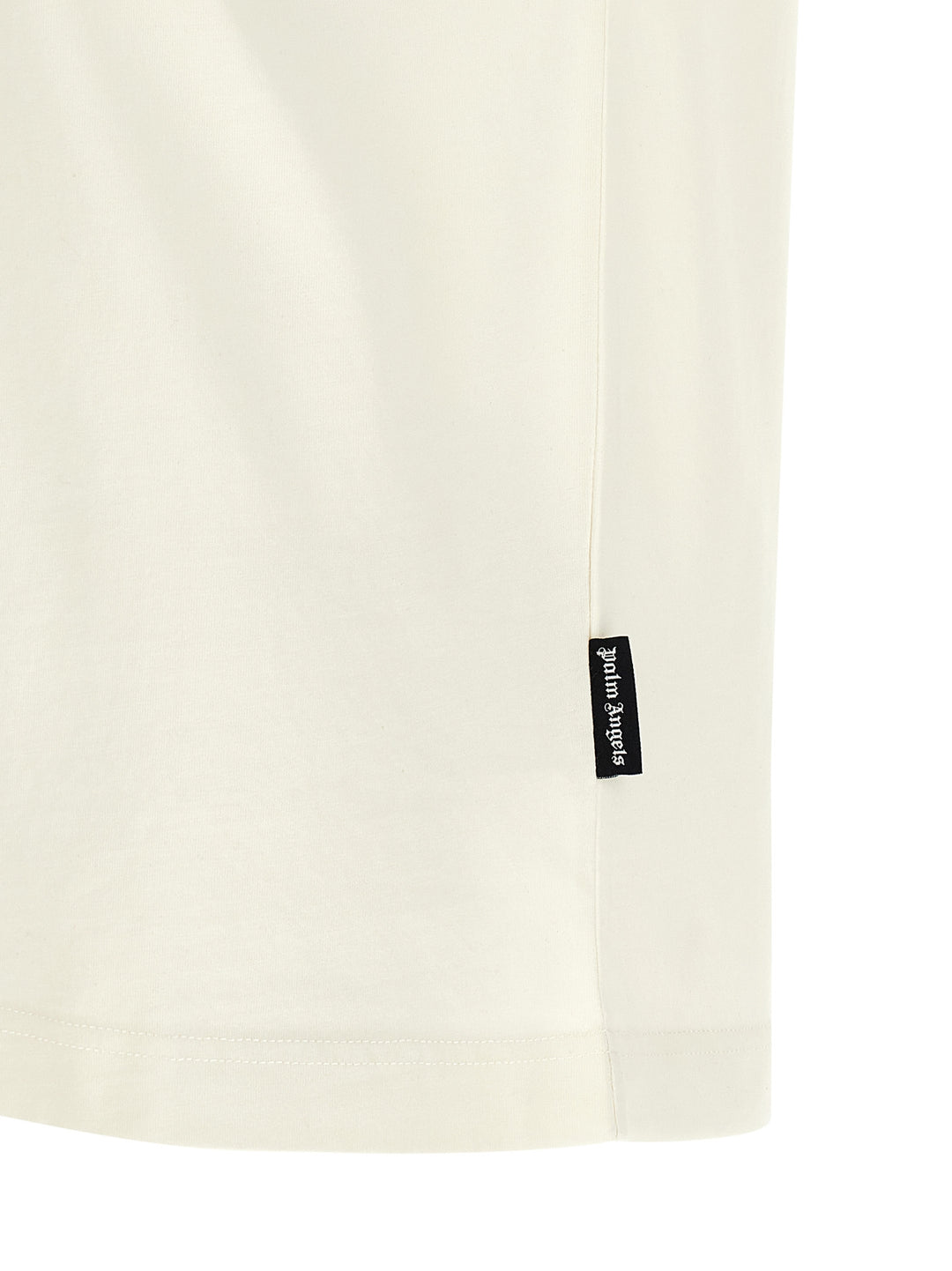 Palm Angels Neck Logo T-shirt - White/Black | ee5630759986a9ea0c96819305df40dce0fdfeae