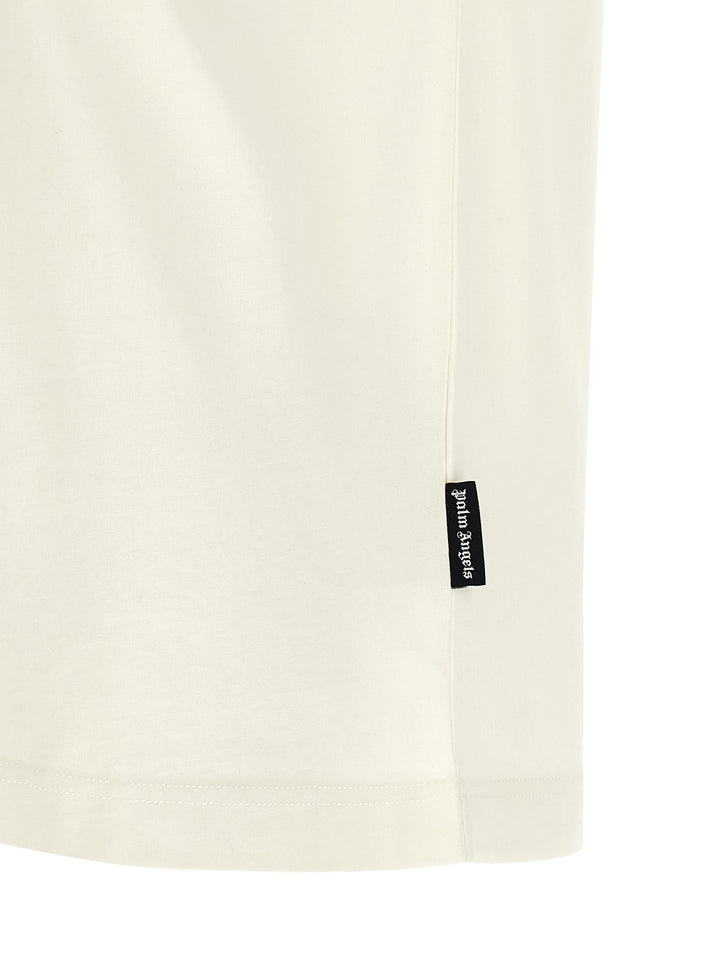 Palm Angels Neck Logo T-shirt - White/Black | ee5630759986a9ea0c96819305df40dce0fdfeae