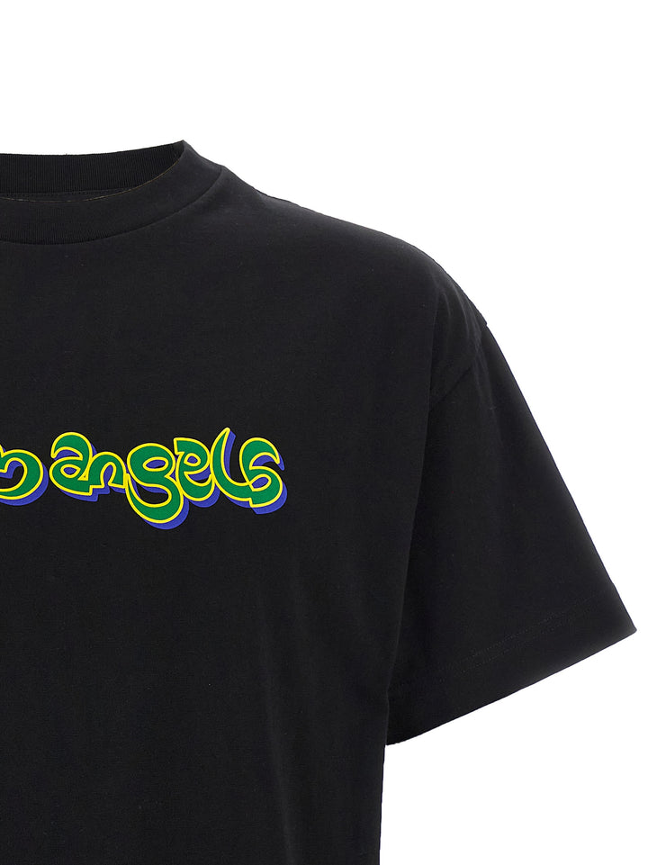 Palm Angels Thai Logo T-shirt - Black | aff4abbcbdd2e33f1b030847bb126deb5e7af0a9