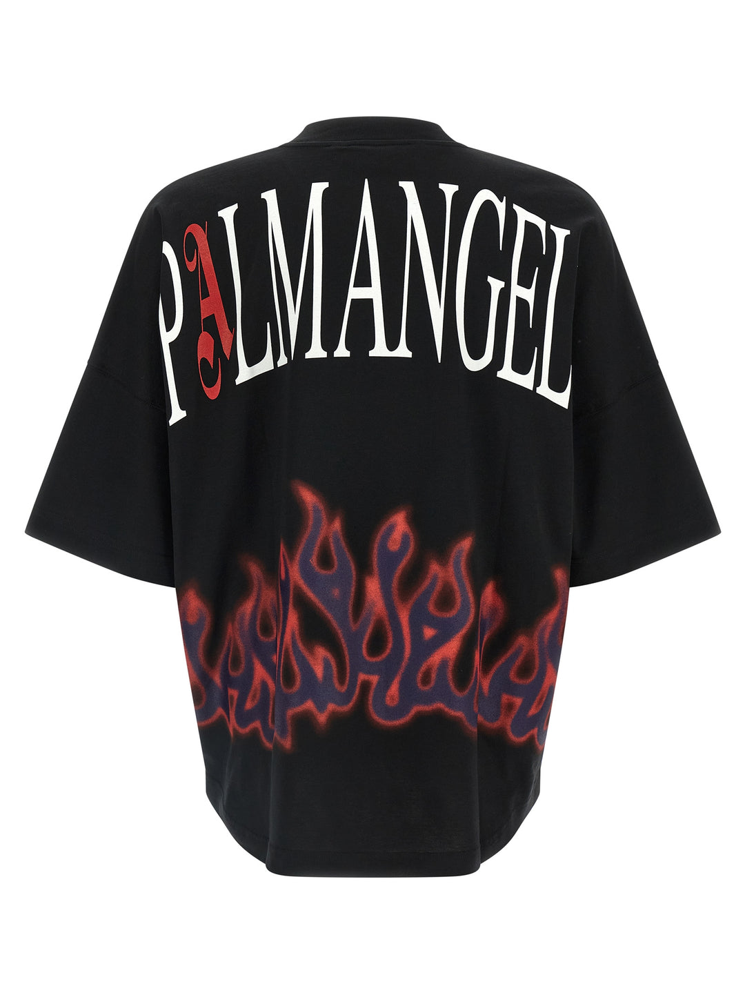 Palm Angels Flames T-shirt - Black | 6fdb8af73a53919d07a5c52b8a2cdf5e4a8f77ca