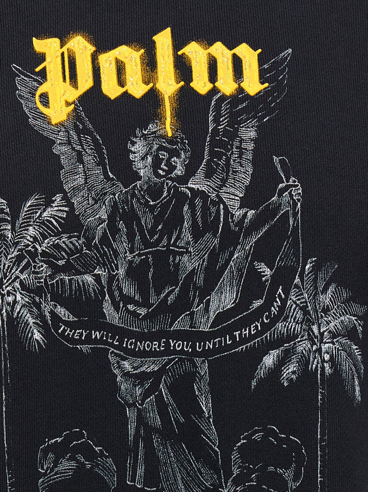 Palms Pencil T-Shirt Black