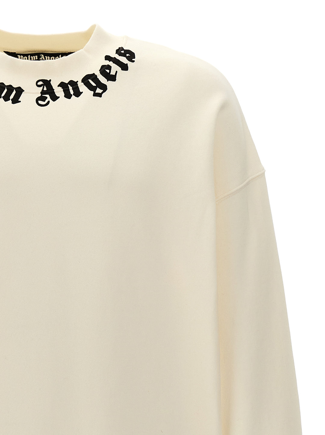 Neck Logo Sweatshirt White/Black