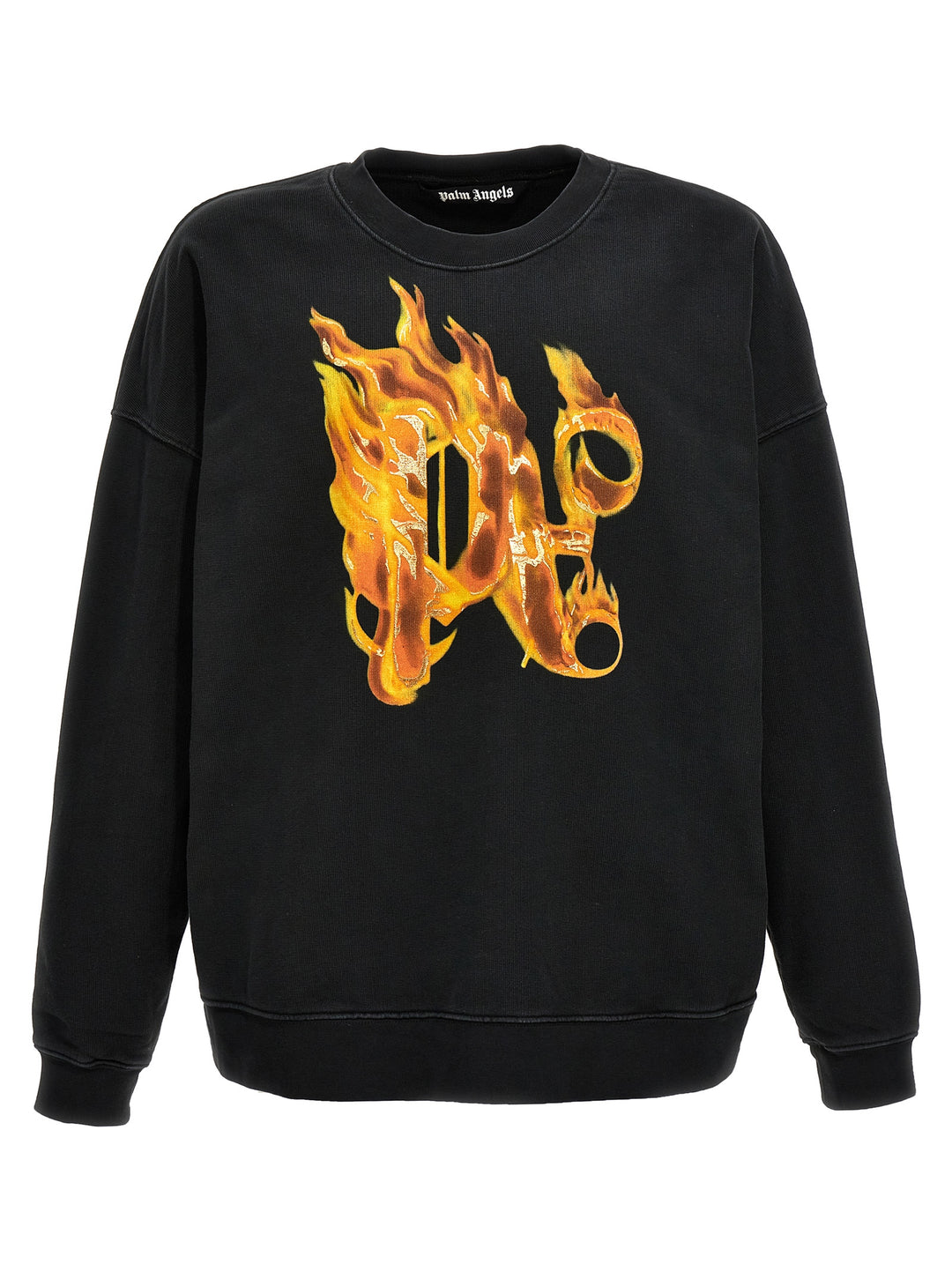 Burning Monogram Sweatshirt Black