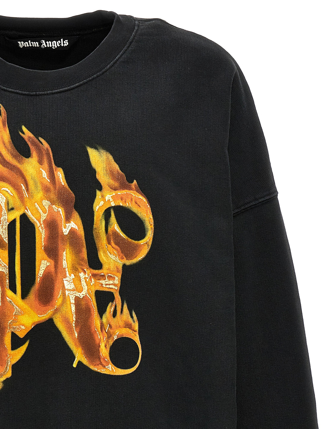 Burning Monogram Sweatshirt Black