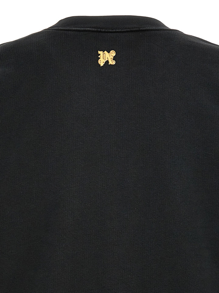 Burning Monogram Sweatshirt Black