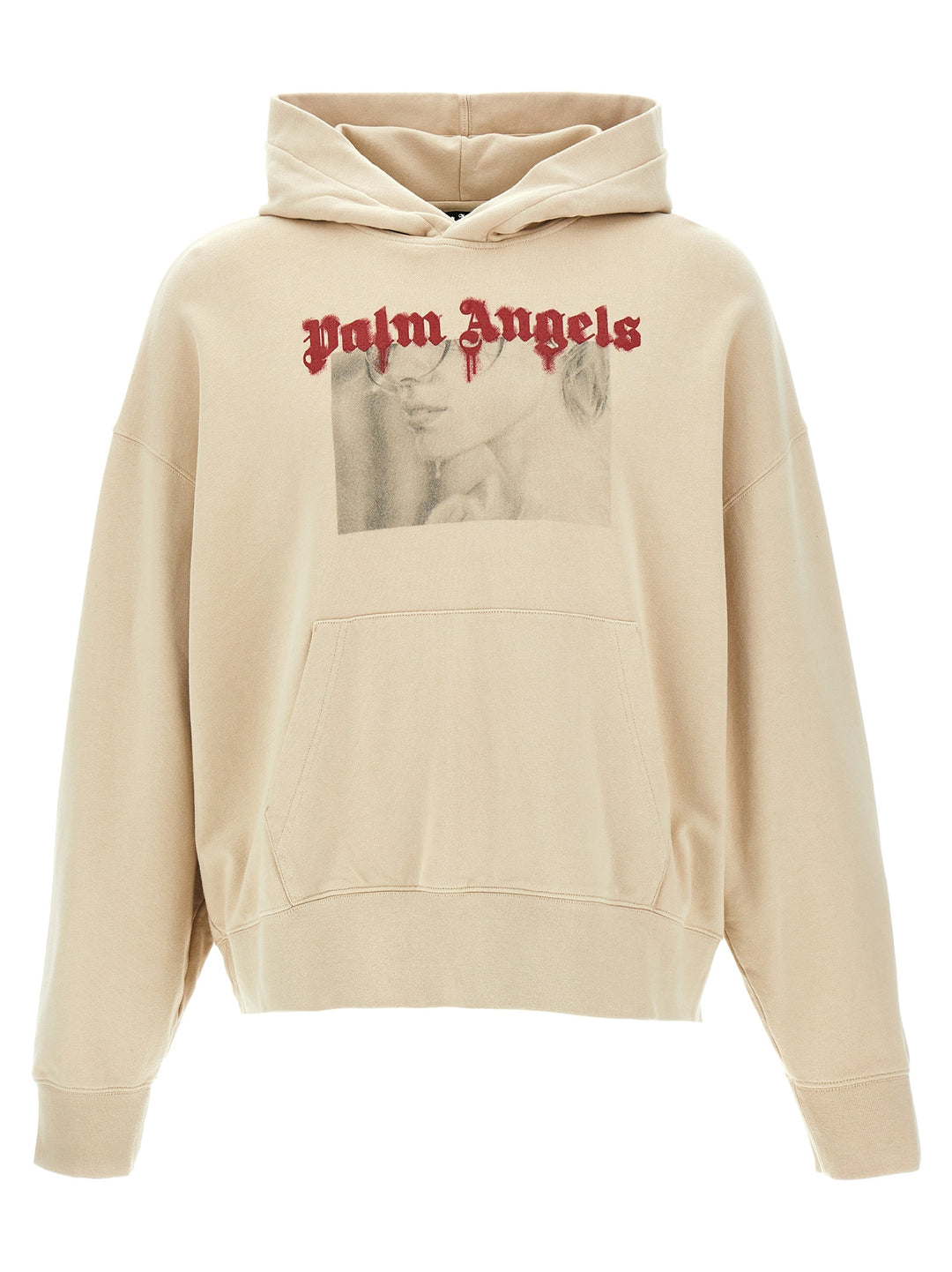 Portrait Pencil Sweatshirt Beige