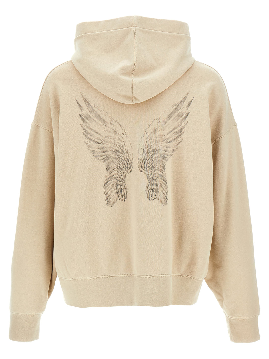 Portrait Pencil Sweatshirt Beige