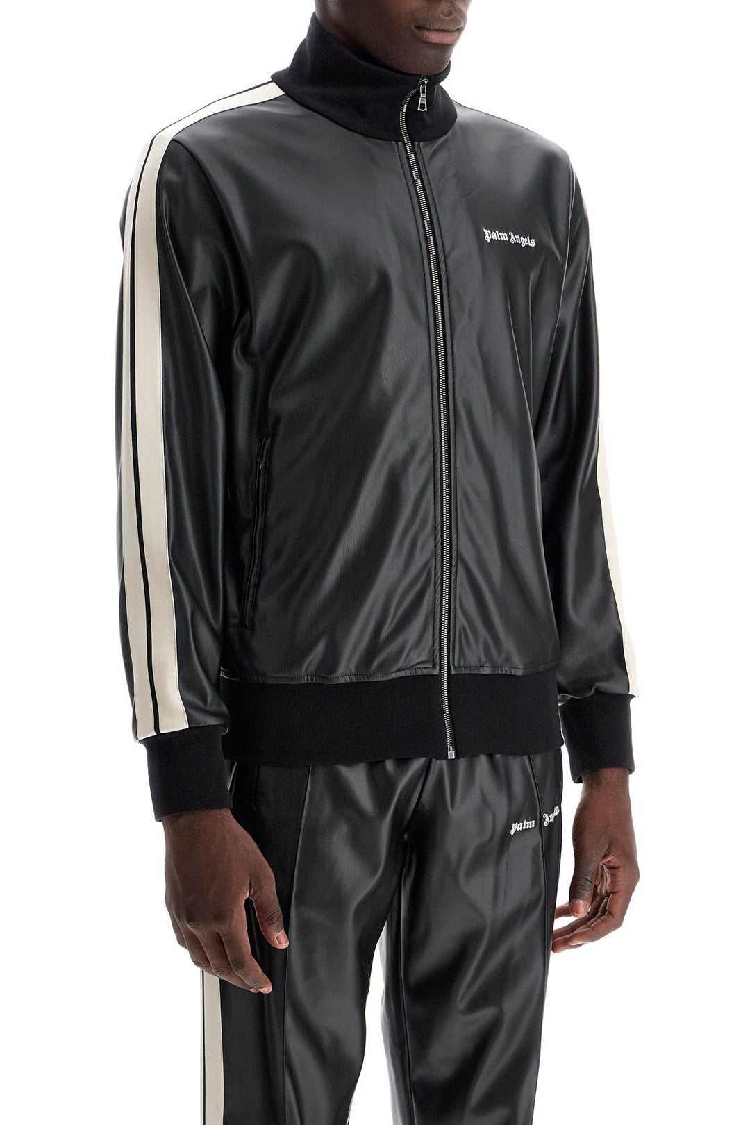 Track Jacket In Similpelle