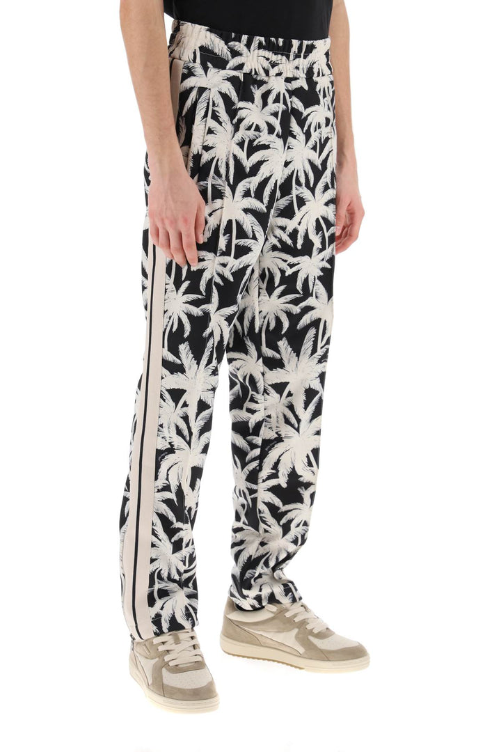 Joggers With Palms Print