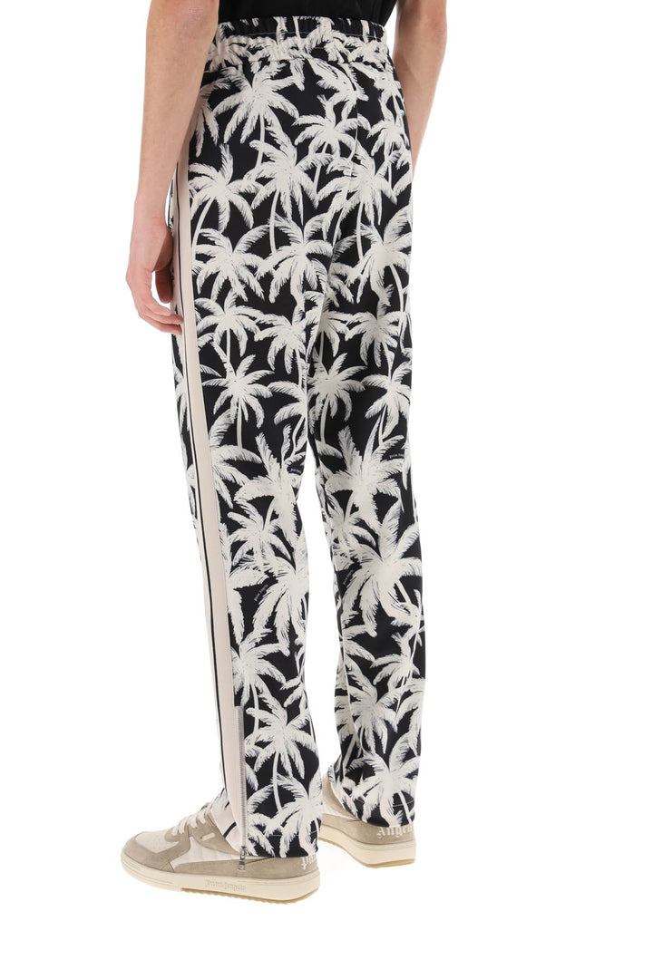 Joggers With Palms Print