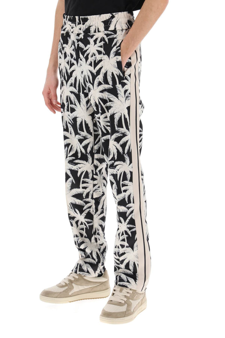 Joggers With Palms Print