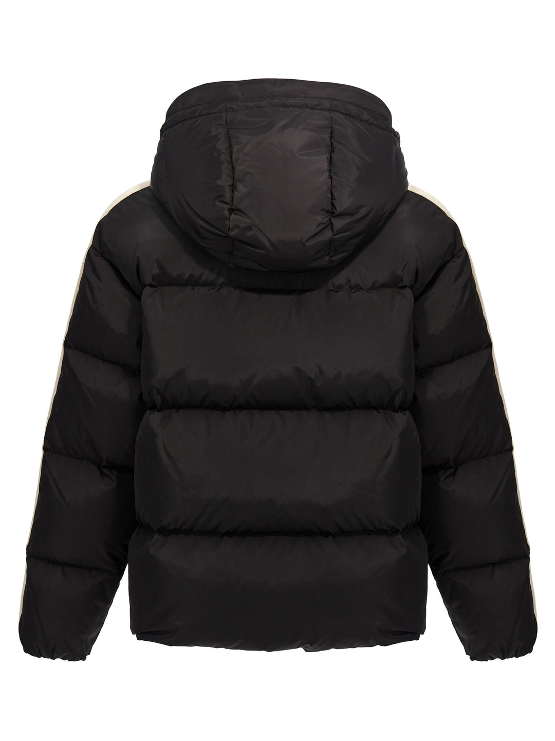 Hooded Track Down Casual Jackets, Parka White/Black