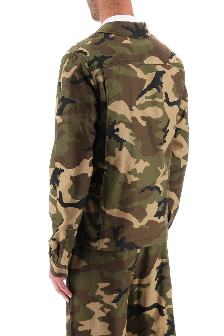 Camouflage Cotton Work Jacket