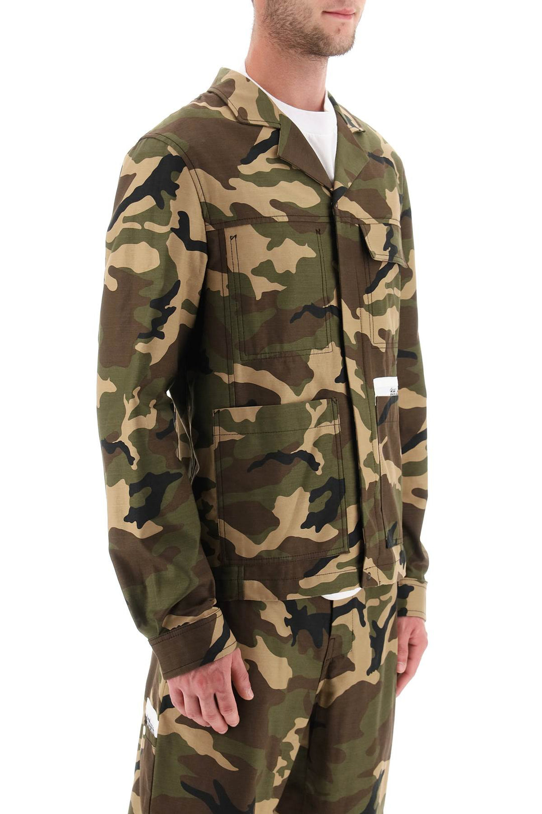 Camouflage Cotton Work Jacket