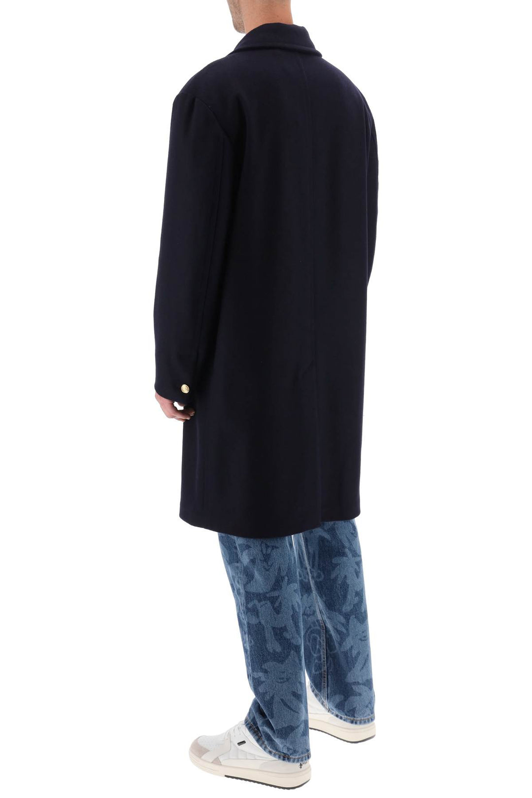 Sartorial Tape Wool Cashmere Coat