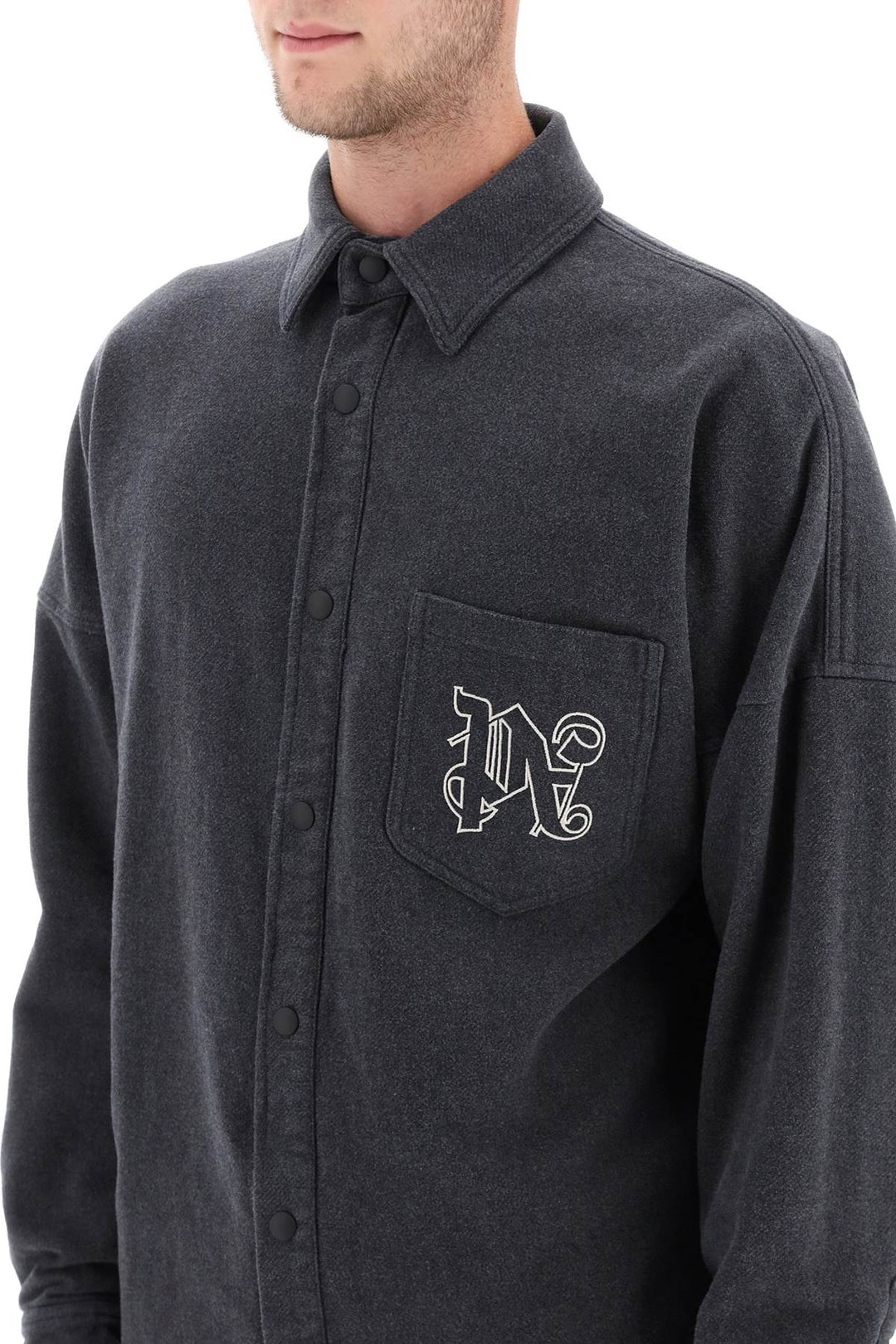 Pa Monogram Flannel Overshirt