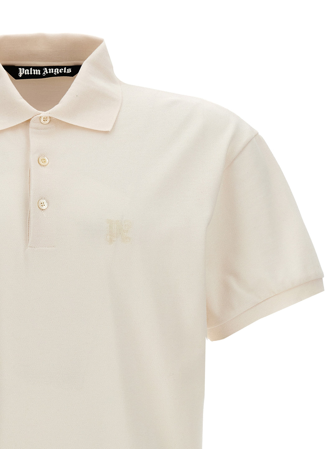 Palm Angels Monogram Polo - White | 3fb3f7666759959889231125aa61e7a2106971ba