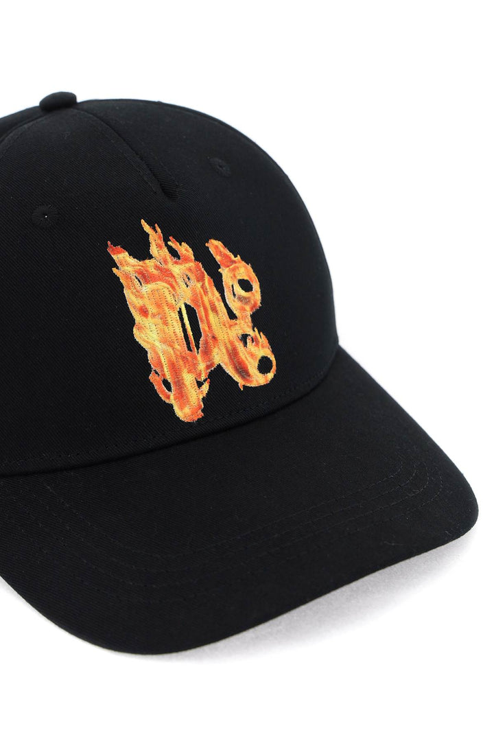 Burning Monogram Baseball Cap