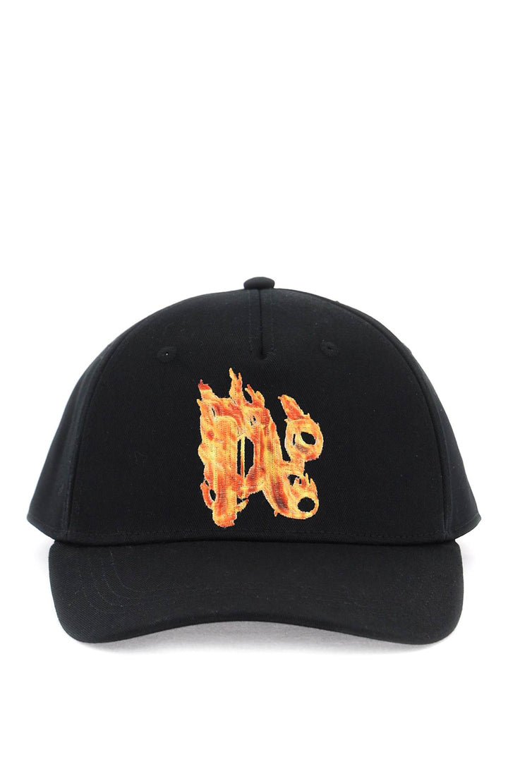 Burning Monogram Baseball Cap