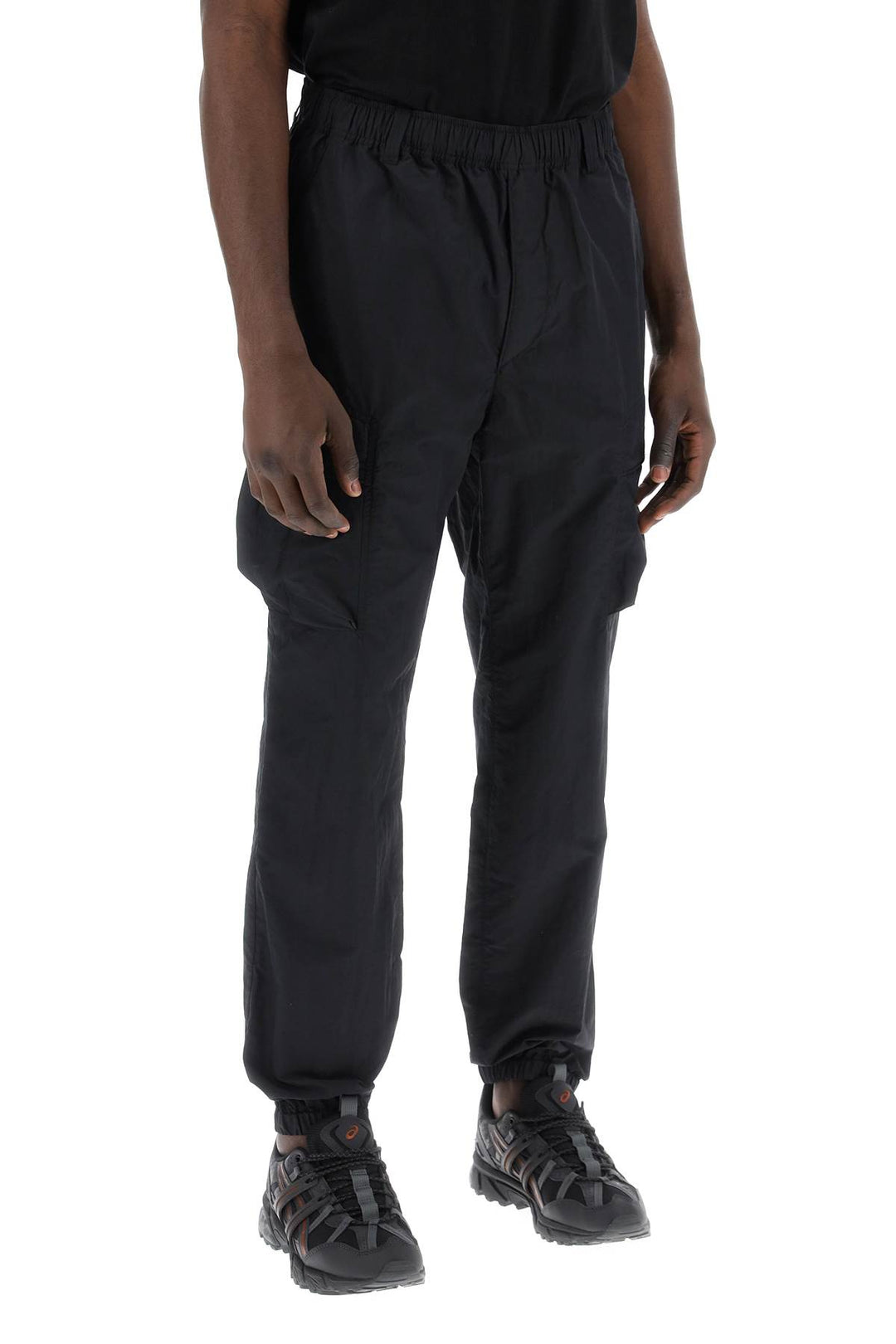 Pantaloni Cargo Edmund In Popeline Di Nylon