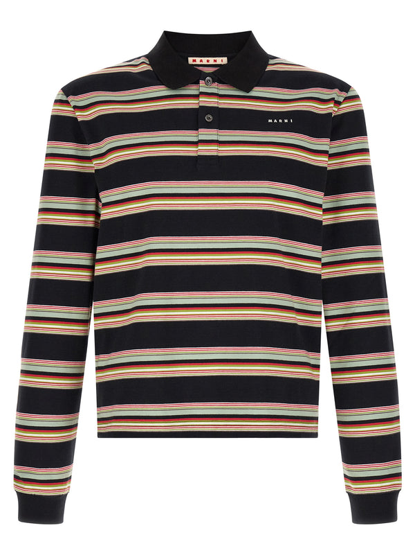 Striped Shirt Polo Multicolor