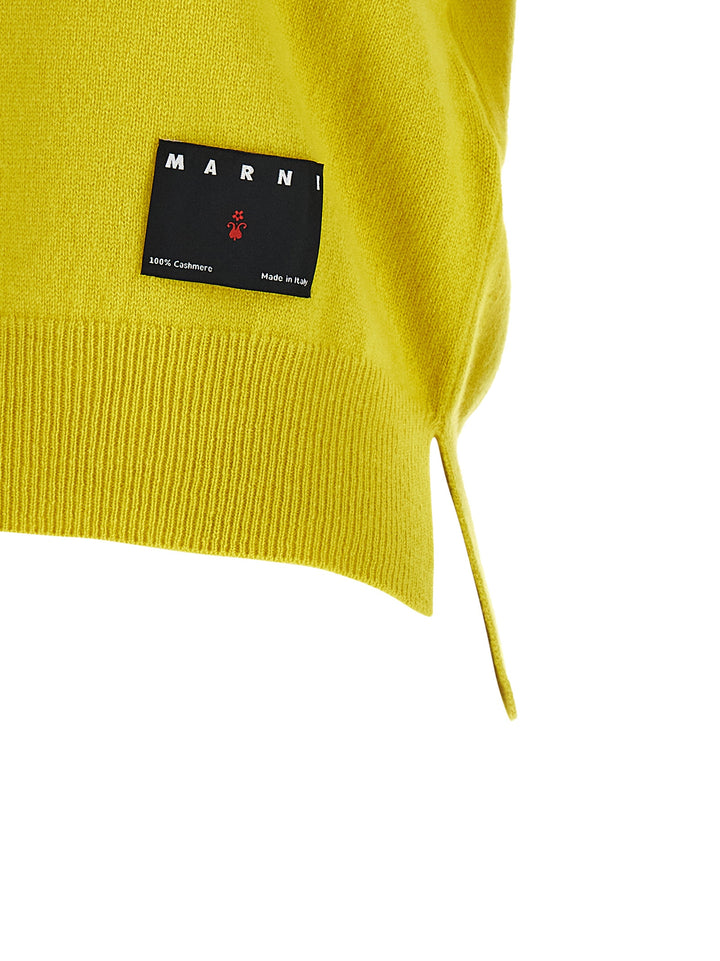 Marni Cashmere  Shirt Polo - Yellow | 35c547e48c584bb3834388f3b1f5ffc7df5845b6