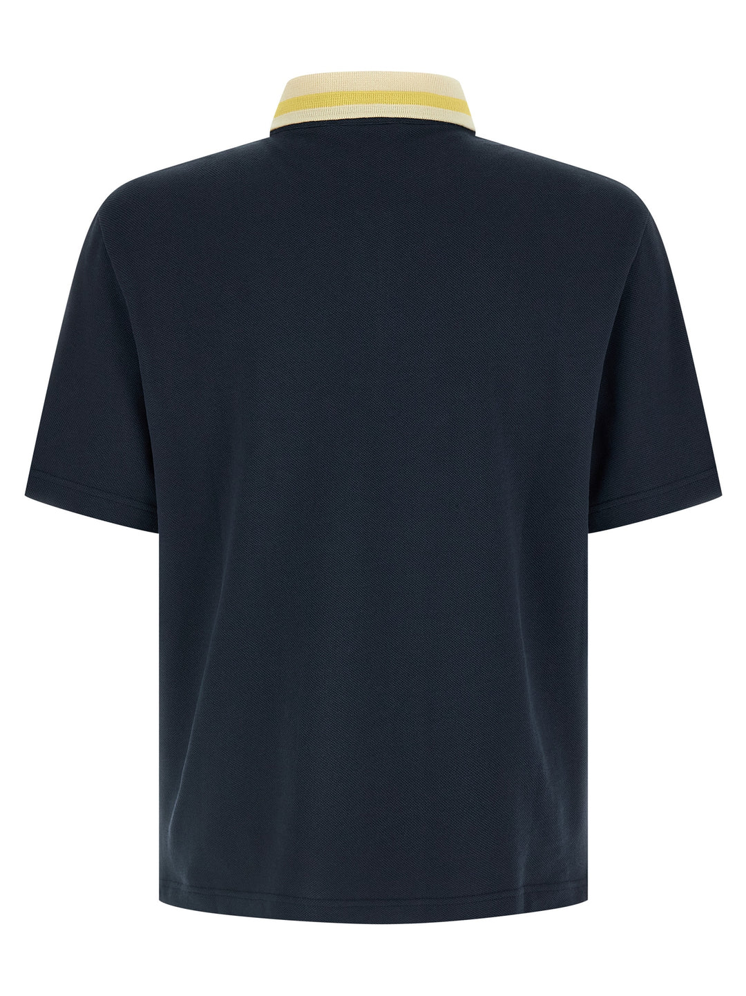 Marni Piqué Cotton  Shirt Polo - Blue | bace0863a27e2436f9d4657fb078a989d6340315