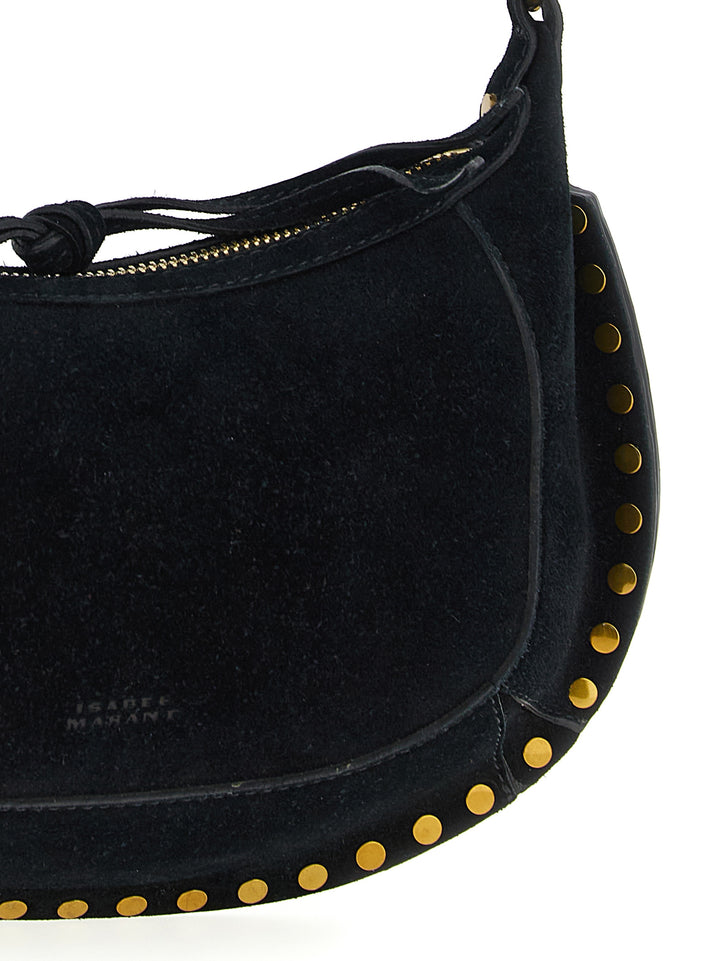 Isabel Marant Oskan Moon Shoulder Bags - Black | c1d166380a98d0fab6374a31bf22bbe8ee7cb007
