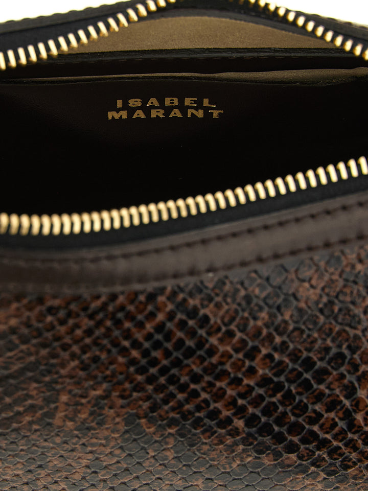 Isabel Marant Oskan Moon Shoulder Bags - Brown | 268a45cd878c12a4a7778fadd986ada584d18aa4