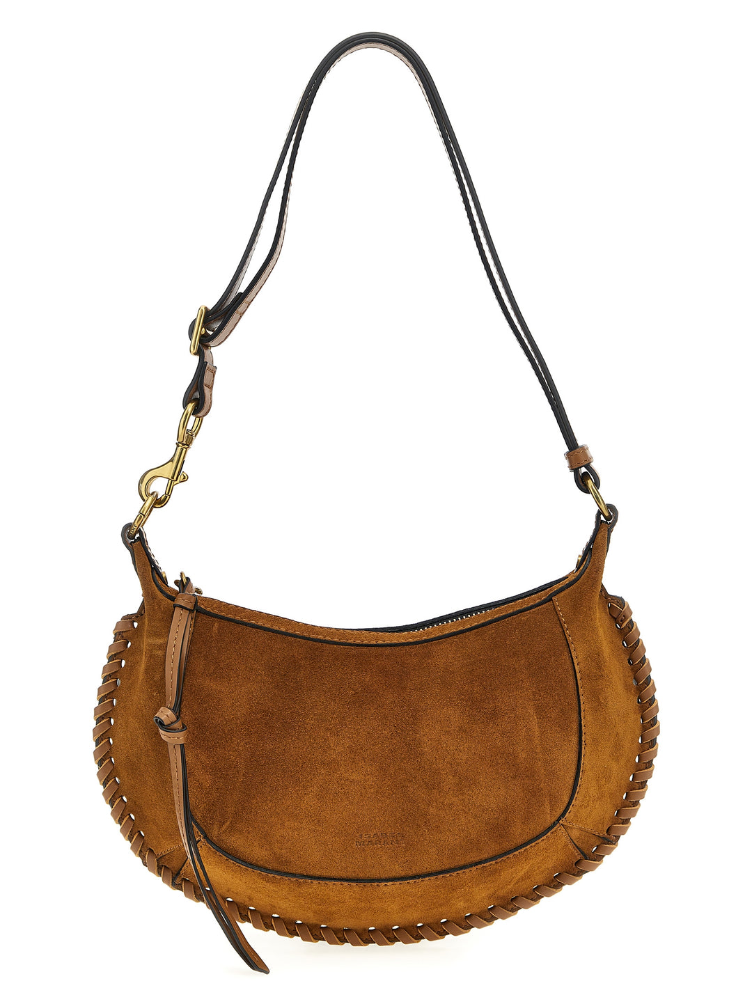 Isabel Marant Oskan Moon Shoulder Bags - Brown | 15a510918b74a2e7a9f381852ee9e76662c6e9fe